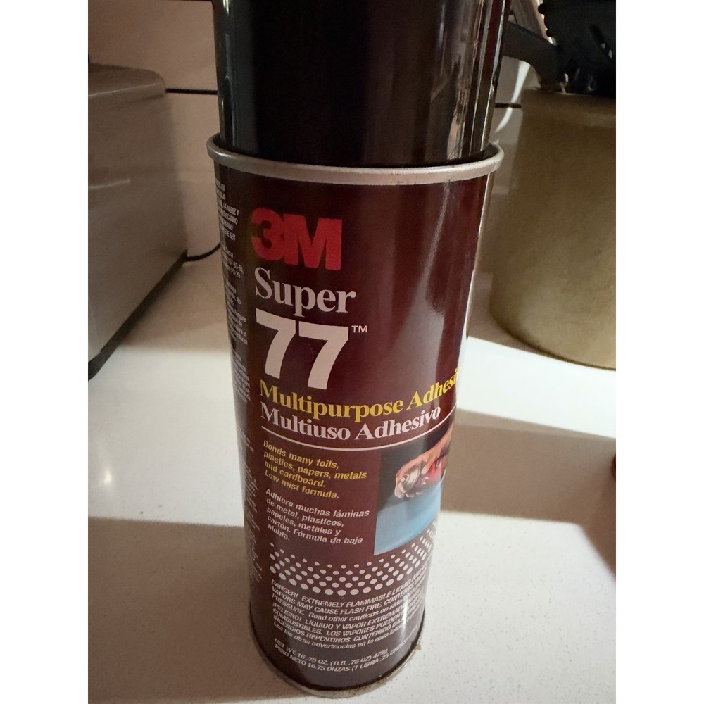 3M Industrial Grade Super 77 Multipurpose Adhesive Spray Glue Permanent Bond